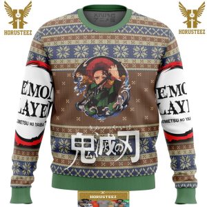 Demon Slayer Alt Gifts For Family Christmas Holiday Ugly Sweater
