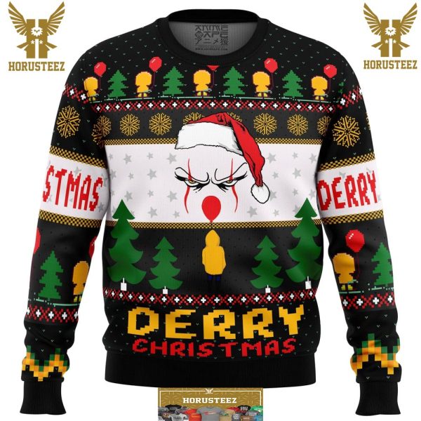 Derry Pennywise Christmas Gifts For Family Christmas Holiday Ugly Sweater