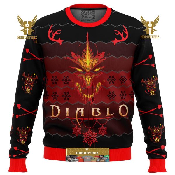 Diablo 3 Gifts For Family Christmas Holiday Ugly Sweater