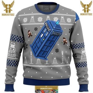 Doctor Who Gifts For Family Christmas Holiday Ugly Sweater