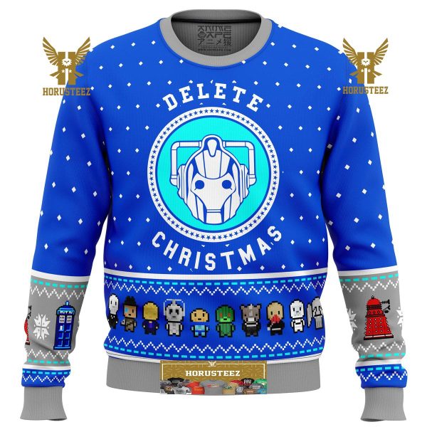 Dr Who Dalek Gifts For Family Christmas Holiday Ugly Sweater