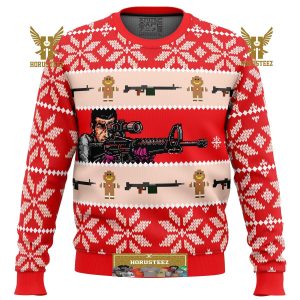 Duke Togo Golgo 13 Gifts For Family Christmas Holiday Ugly Sweater