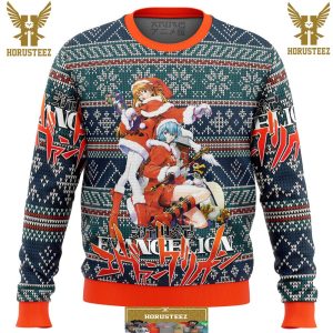 Evangelion Alt Gifts For Family Christmas Holiday Ugly Sweater