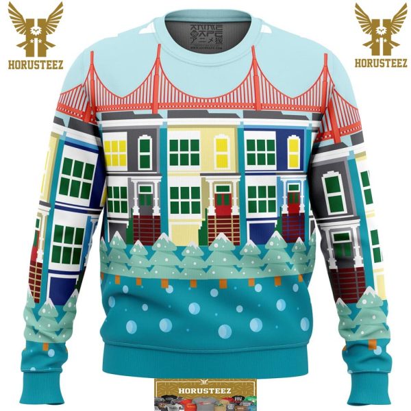 Everywhere Full House Gifts For Family Christmas Holiday Ugly Sweater