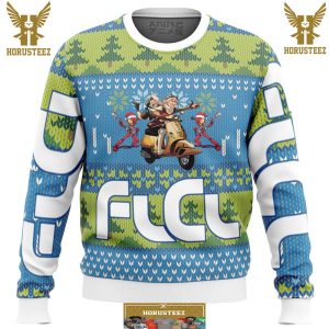 FLCL Fooly Cooly Alt Gifts For Family Christmas Holiday Ugly Sweater