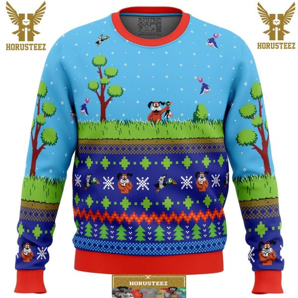 Festive Duck Hunt Gifts For Family Christmas Holiday Ugly Sweater