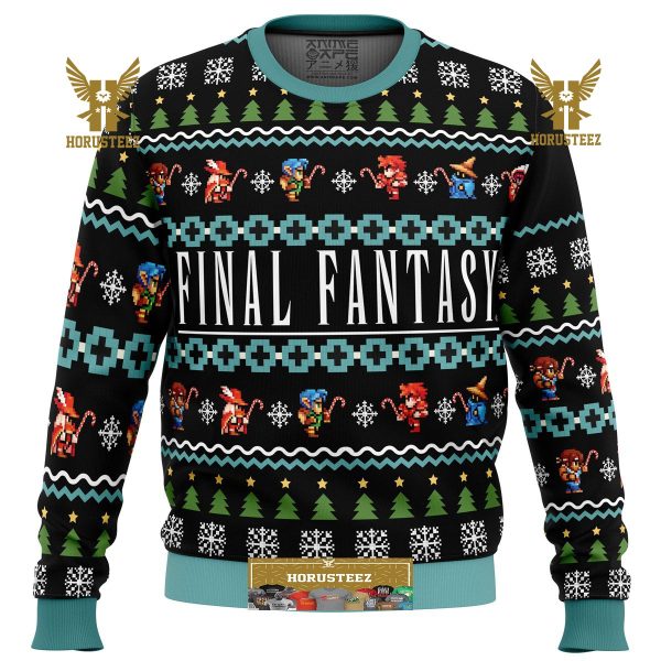 Final Fantasy Gifts For Family Christmas Holiday Ugly Sweater