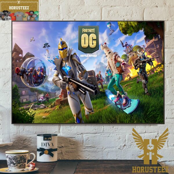 Fortnite OG Battle Royale Is The Largest Player Count For The Game In Years Home Decor Poster Canvas