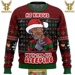 Fred Claws Christmas Freddy Krueger Gifts For Family Christmas Holiday Ugly Sweater