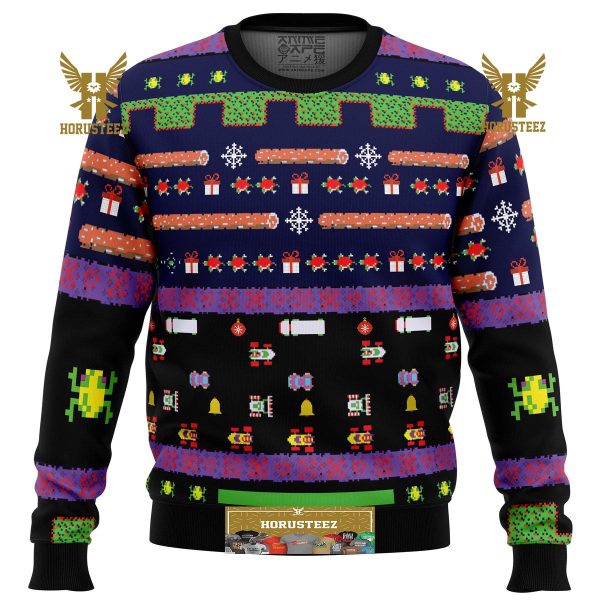 Frogger Gifts For Family Christmas Holiday Ugly Sweater