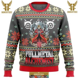 Fullmetal Alchemist Alt Gifts For Family Christmas Holiday Ugly Sweater
