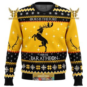 Game Of Thrones House Baratheon Gifts For Family Christmas Holiday Ugly Sweater