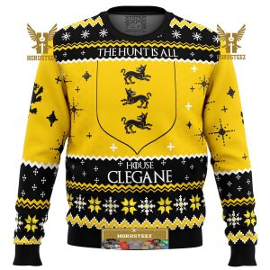 Game Of Thrones House Clegane Gifts For Family Christmas Holiday Ugly Sweater