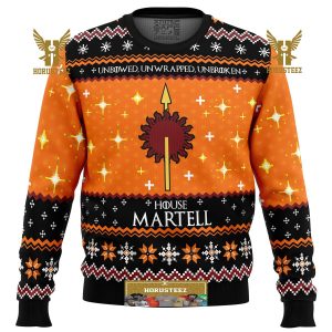 Game Of Thrones House Martell Gifts For Family Christmas Holiday Ugly Sweater