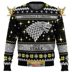 Game Of Thrones House Stark Gifts For Family Christmas Holiday Ugly Sweater
