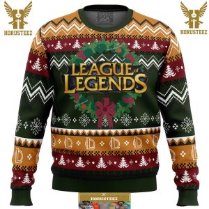 Game On Christmas League Of Legends Gifts For Family Christmas Holiday Ugly Sweater