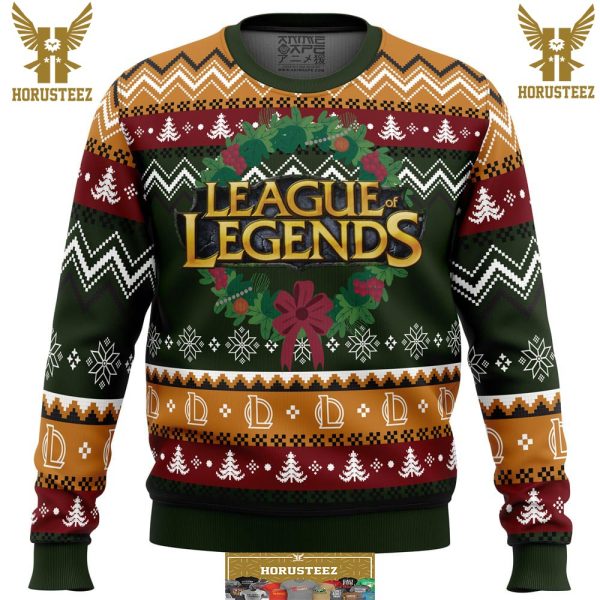 Game On Christmas League Of Legends Gifts For Family Christmas Holiday Ugly Sweater