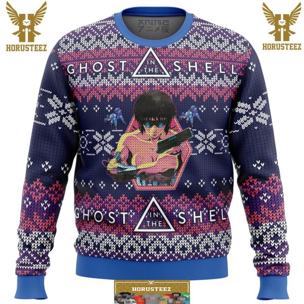 Ghost In The Shell Alt Gifts For Family Christmas Holiday Ugly Sweater