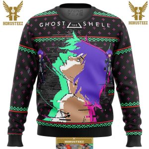 Ghost In The Shell Major Gifts For Family Christmas Holiday Ugly Sweater