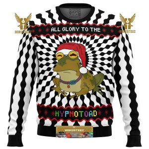 Glory To The Hypnotoad Gifts For Family Christmas Holiday Ugly Sweater