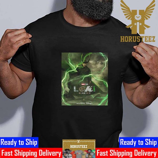 God Loki In Final Poster Of Marvel Studios Loki Season 2 Unisex T-Shirt