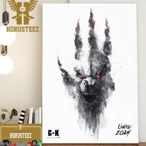 Godzilla In Godzilla X Kong The New Empire Unite 2024 Home Decor Poster Canvas