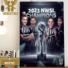 Gotham FC Are The Winners 2023 NWSL Championship Home Decor Poster Canvas