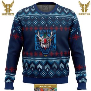 Gundam Gifts For Family Christmas Holiday Ugly Sweater