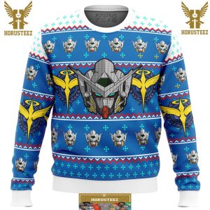 Gundam Helmet Gifts For Family Christmas Holiday Ugly Sweater