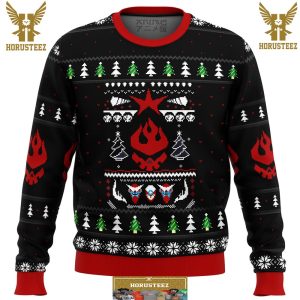 Gurren Lagann Logo Gifts For Family Christmas Holiday Ugly Sweater