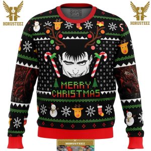 Guts Santa Claus Berzerk Gifts For Family Christmas Holiday Ugly Sweater