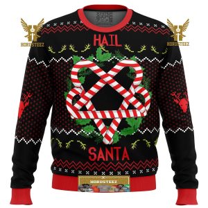 Hail Santa Gifts For Family Christmas Holiday Ugly Sweater