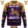 Half Of You Are On The Naughty List Thanos Gifts For Family Christmas Holiday Ugly Sweater