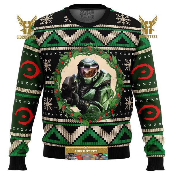 Halo Gifts For Family Christmas Holiday Ugly Sweater