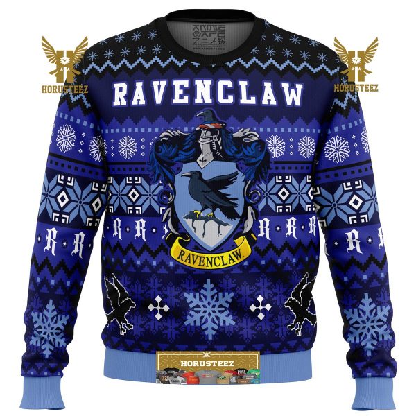 Harry Potter Ravenclaw House Gifts For Family Christmas Holiday Ugly Sweater