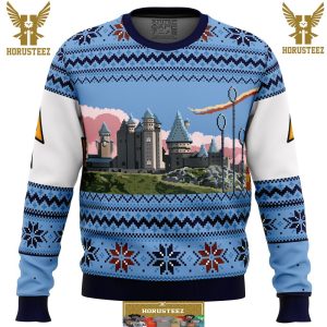 Harry Potter Retro Hogwarts Gifts For Family Christmas Holiday Ugly Sweater
