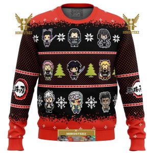 Hashira Demon Slayer Gifts For Family Christmas Holiday Ugly Sweater