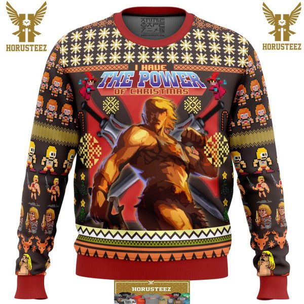 He-Man Masters Of The Universe Gifts For Family Christmas Holiday Ugly Sweater