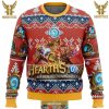 Heart Ablaze Rengoku Demon Slayer Gifts For Family Christmas Holiday Ugly Sweater