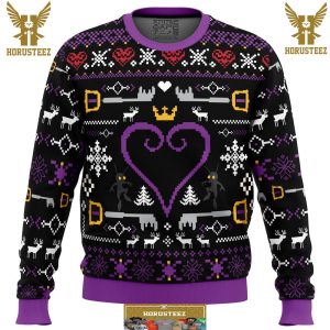 Hearts Kingdom Hearts Gifts For Family Christmas Holiday Ugly Sweater