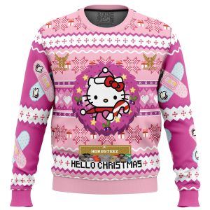 Hello Christmas Hello Kitty Gifts For Family Christmas Holiday Ugly Sweater