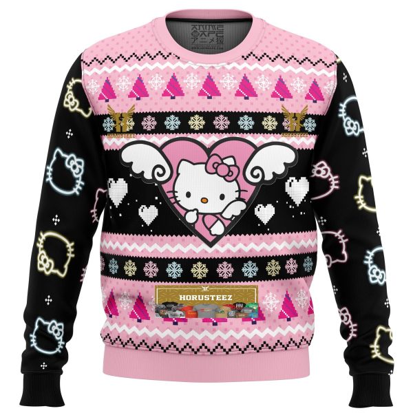 Hello Kitty Gifts For Family Christmas Holiday Ugly Sweater