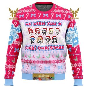 High School Dxd Chibi Girls Gifts For Family Christmas Holiday Ugly Sweater
