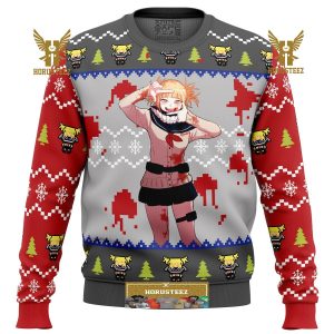 Himiko Toga My Hero Academia Gifts For Family Christmas Holiday Ugly Sweater
