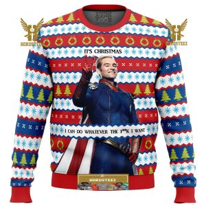 Homelander The Boys Gifts For Family Christmas Holiday Ugly Sweater
