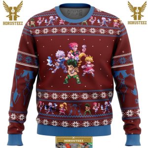 Hunter X Hunter Sprites Gifts For Family Christmas Holiday Ugly Sweater