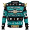 I Turned Myself Into A Christmas Sweater Rick And Morty Gifts For Family Christmas Holiday Ugly Sweater