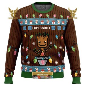 I Am Groot Gifts For Family Christmas Holiday Ugly Sweater