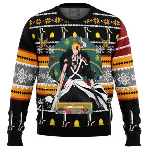 Ichigo True Bankai Bleach Gifts For Family Christmas Holiday Ugly Sweater