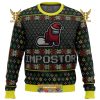 Impostor Hiding Among Us Gifts For Family Christmas Holiday Ugly Sweater